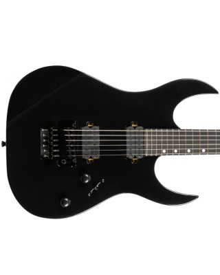 Spira Guitars S-420 BK Roasted Maple HH - Black